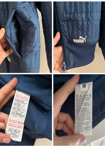 Puma kapitone ceket - Görsel 13