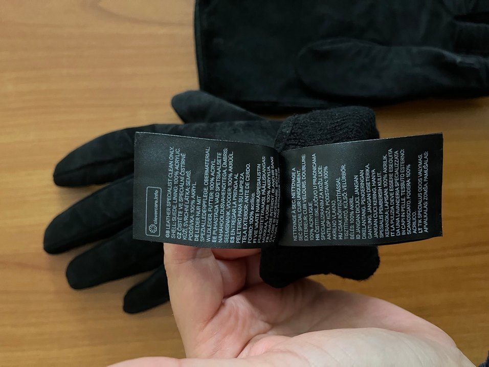 H&M deri eldiven - Görsel 4