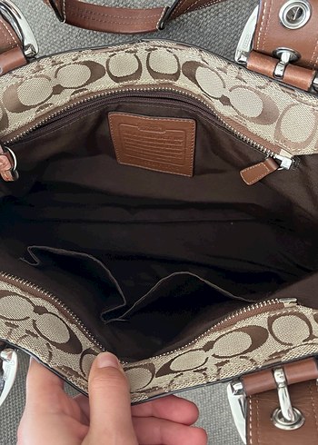 Coach Deri el yapımı Çanta - Görsel 12