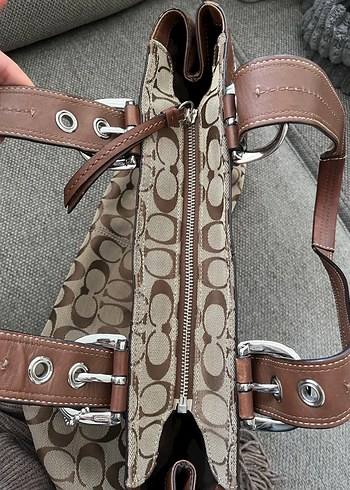 Coach Deri el yapımı Çanta - Görsel 10