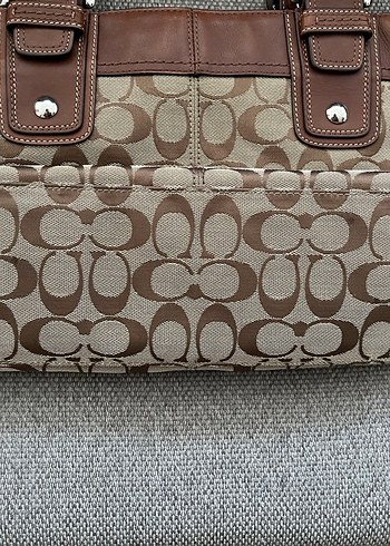 Coach Deri el yapımı Çanta - Görsel 6