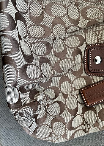 Coach Deri el yapımı Çanta - Görsel 3