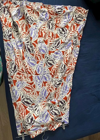 Çok Renkli Uzun Askılı Elbise - Görsel 10