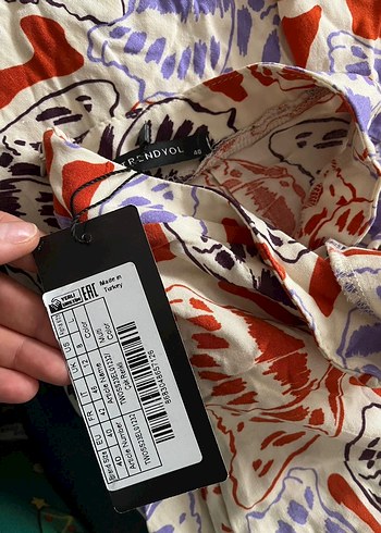 Çok Renkli Uzun Askılı Elbise - Görsel 5