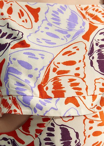 Çok Renkli Uzun Askılı Elbise - Görsel 3