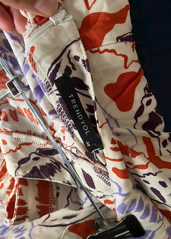 Çok Renkli Uzun Askılı Elbise - Görsel 8