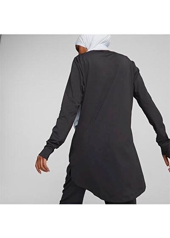 Puma Modest Activewear Kadın Sweatshirt Siyah - Görsel 8