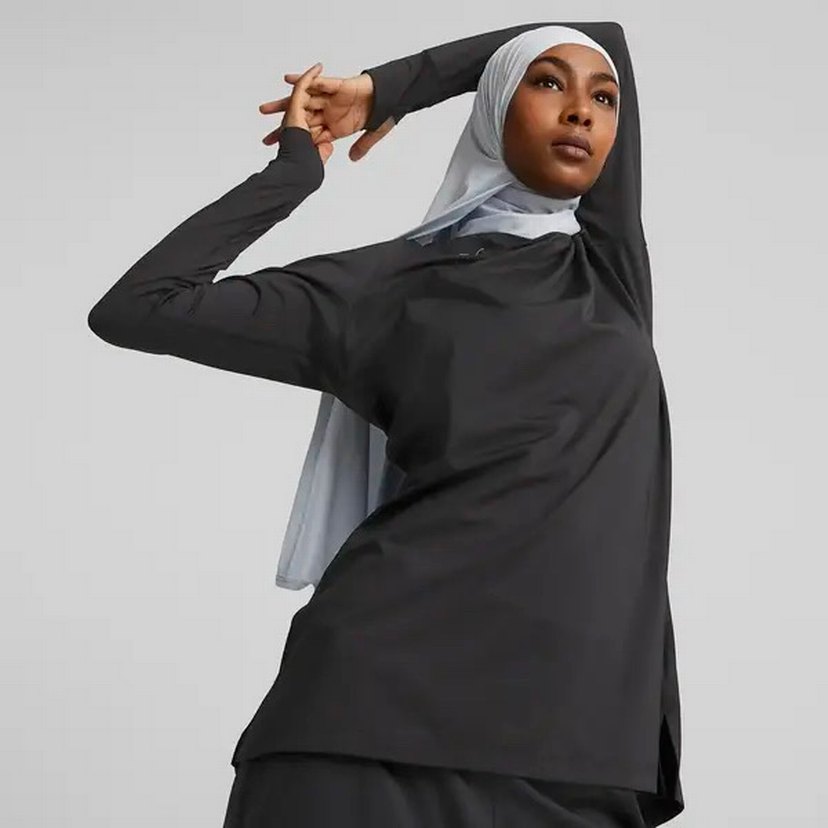 Puma Modest Activewear Kadın Sweatshirt Siyah - Görsel 4