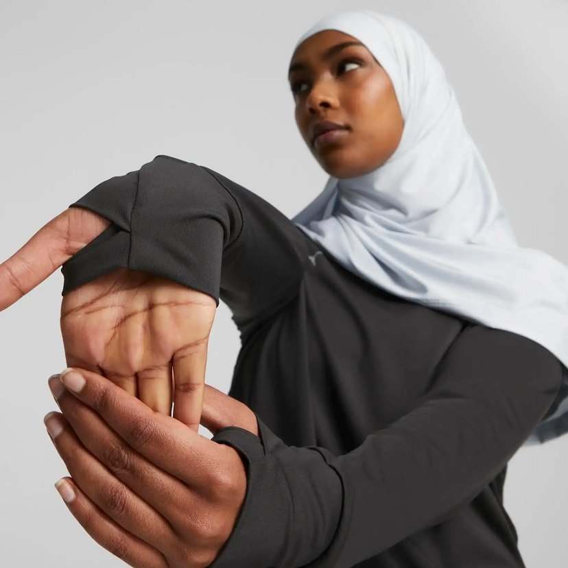 Puma Modest Activewear Kadın Sweatshirt Siyah - Görsel 5