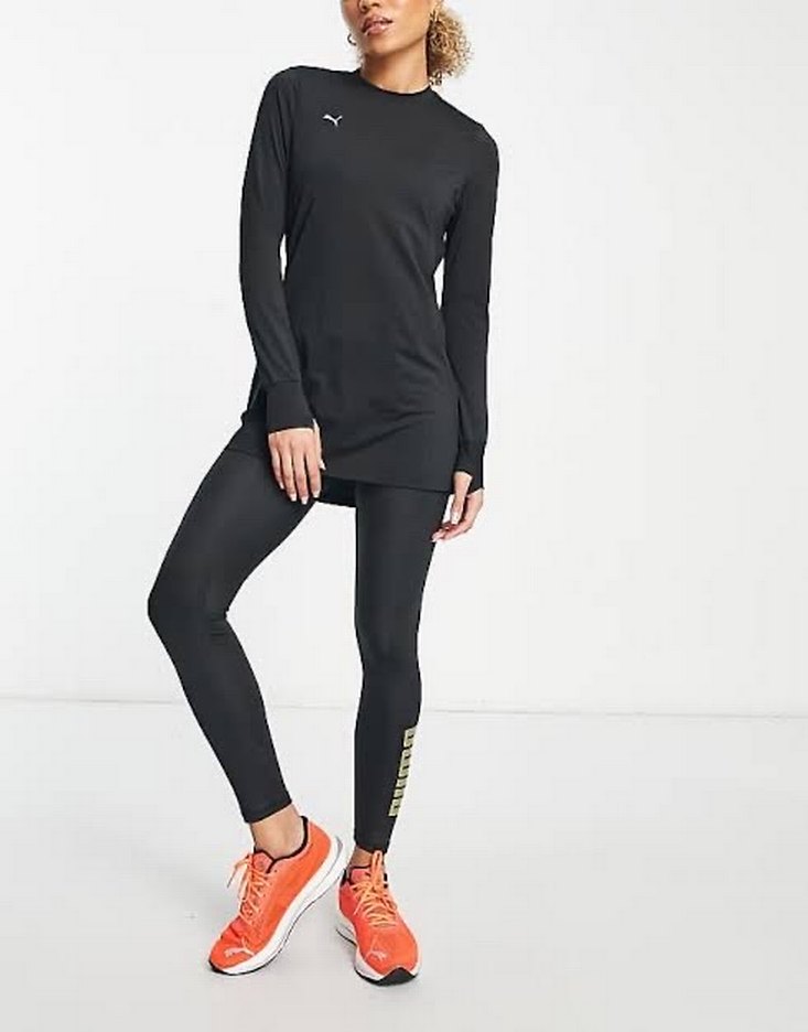 Puma Modest Activewear Kadın Sweatshirt Siyah - Görsel 3