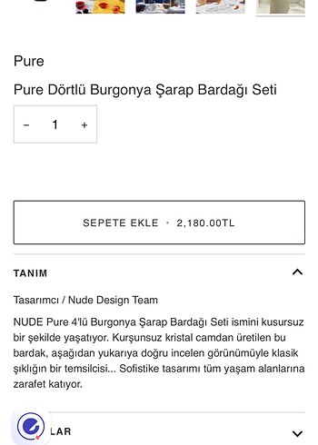 Paşabahçe Paşabahçe nude Dörtlü Burgonya Şarap Bardağı