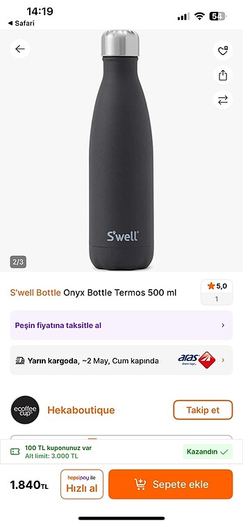 Diğer S?well 500 ml termos