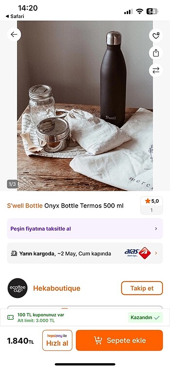Beden S?well 500 ml termos