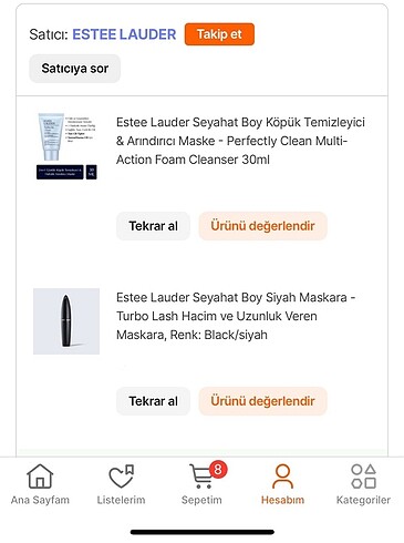 Beden Renk Estee lauder maskara