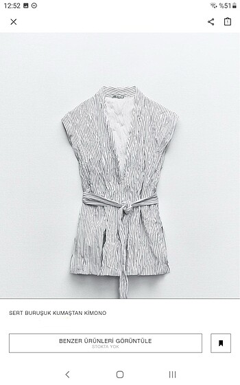 universal Beden Zara kimono
