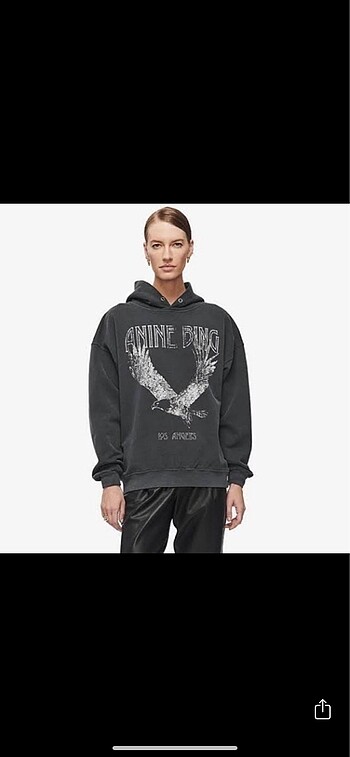 Anine Bing Rowe Eagle Hoodie