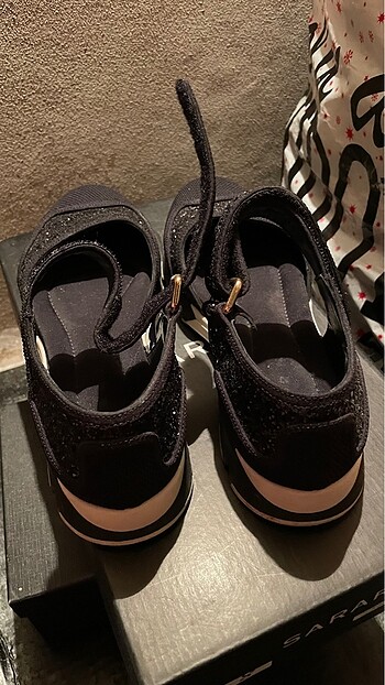 39 Beden siyah Renk Marni siyah simli taş detaylı sneakers