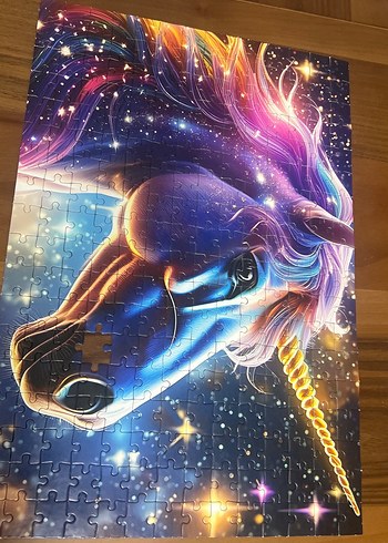 Beden 250 Parça Renkli Unicorn Puzzle