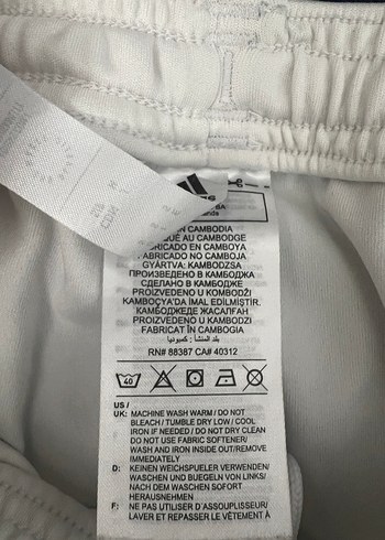 Orjinal Adidas Beyaz Erkek Spor Şortu - Görsel 5