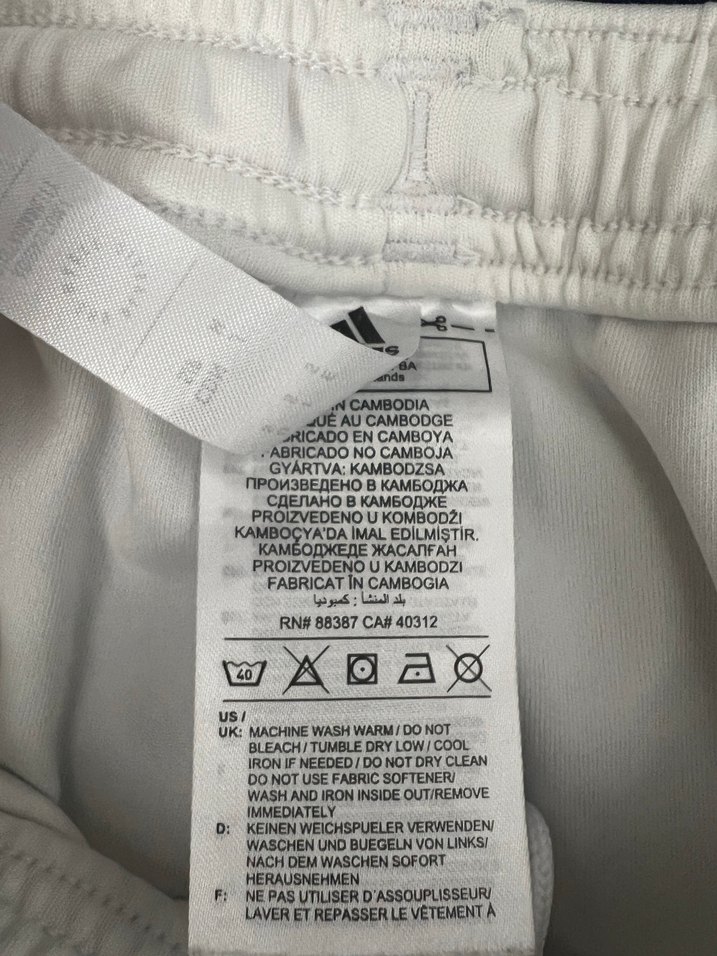 Orjinal Adidas Beyaz Erkek Spor Şortu - Görsel 5