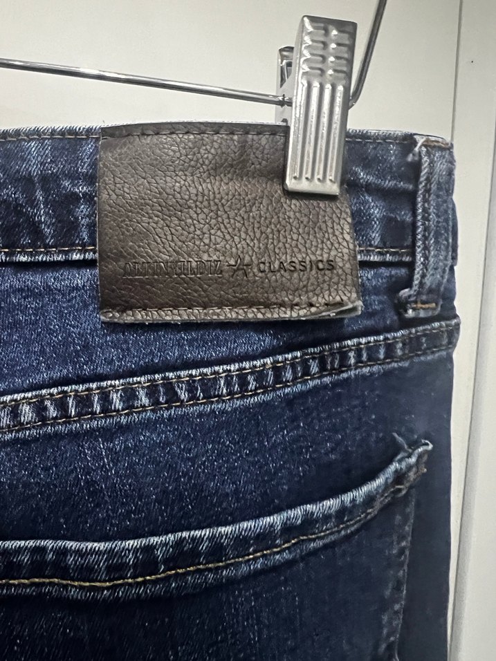 Erkek Lacivert Denim Regular Fit Jean - Görsel 5