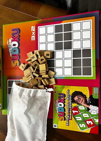 Beden Ahşap Sudoku Eğitici Oyunu