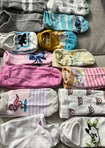 LC Waikiki Kız Çocuk Pamuklu Çorap Seti 36 adet