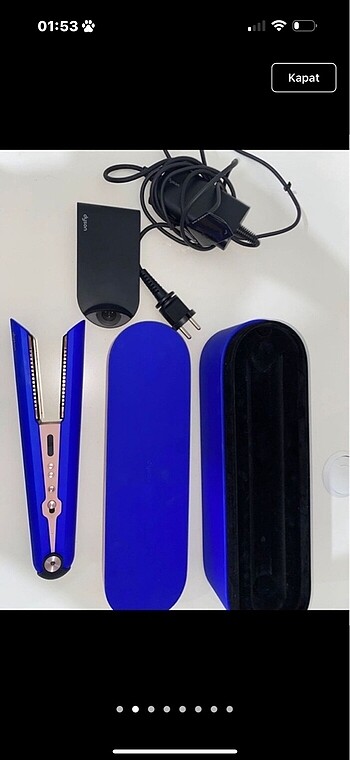 Dyson kablosuz düzleştirici