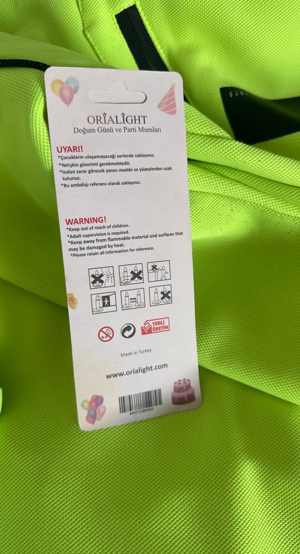 Altın Renkli 8 Sayısı Mum - Görsel 3