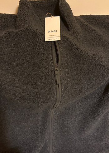 Siyah Fermuarlı Erkek Polar Sweatshirt - Görsel 2