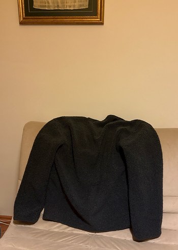 Siyah Fermuarlı Erkek Polar Sweatshirt - Görsel 8