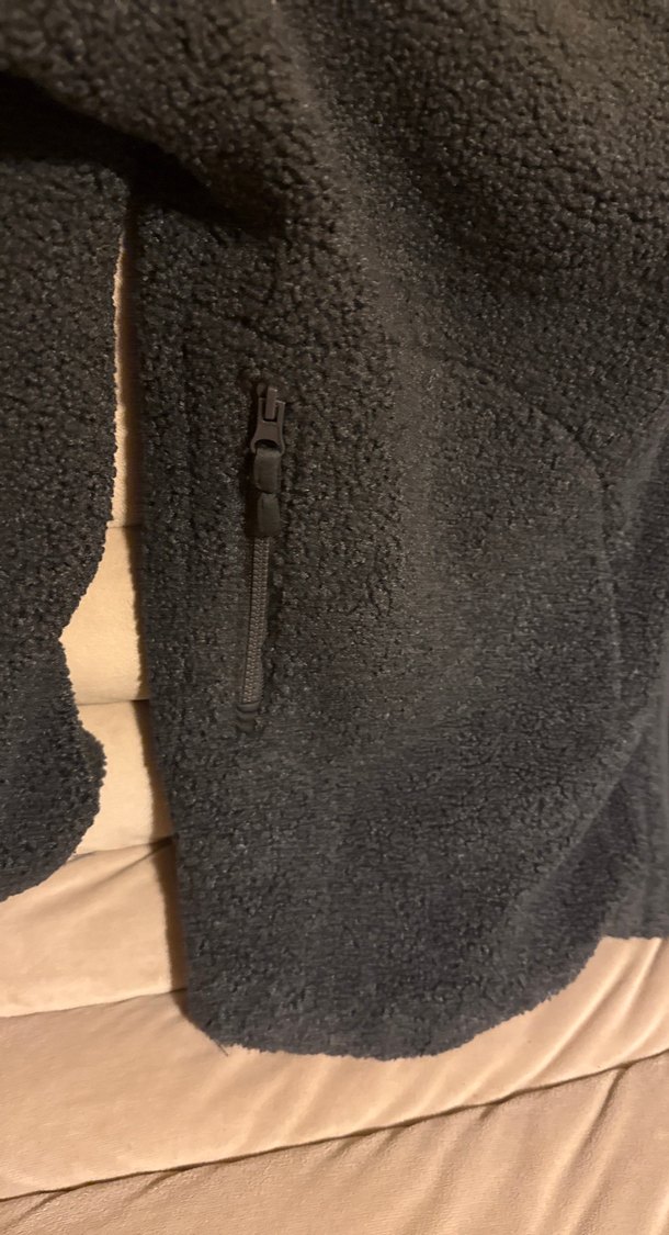 Siyah Fermuarlı Erkek Polar Sweatshirt - Görsel 3