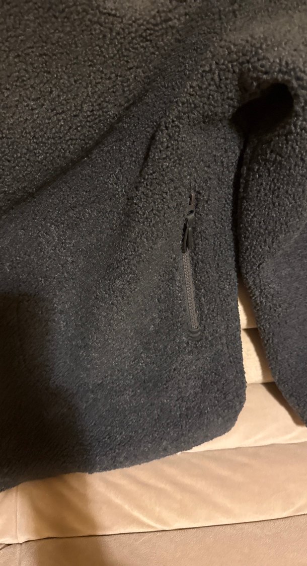 Siyah Fermuarlı Erkek Polar Sweatshirt - Görsel 4