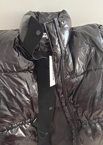 Kadın Siyah Kemerli Yelek - Görsel 3