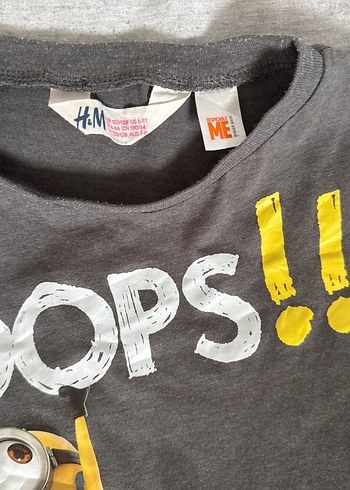 Erkek Çocuk Gri Uzun Kollu Baskılı Tişört - Görsel 3