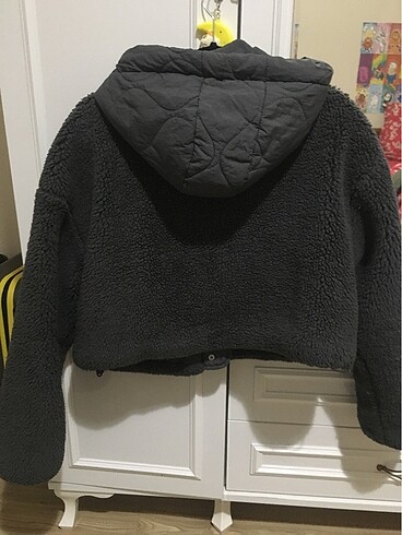 m Beden gri Renk Pull and bear ceket
