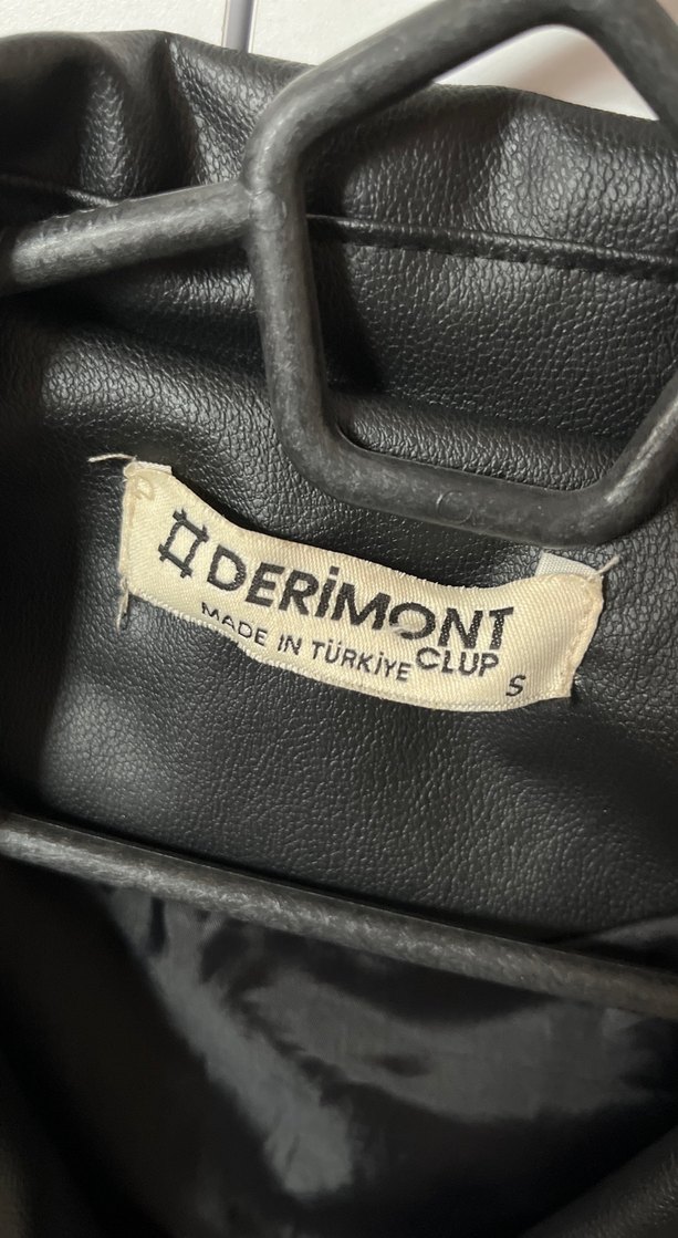 Siyah Kadın Deri Ceket - Görsel 5