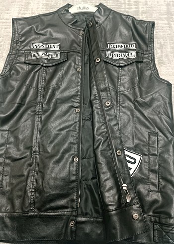 SONS OF ANARCY DERİ YELEK ORİJİNAL EBAT - Görsel 5