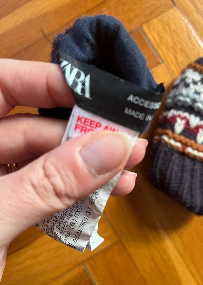 Zara bebek eldiveni - Görsel 3