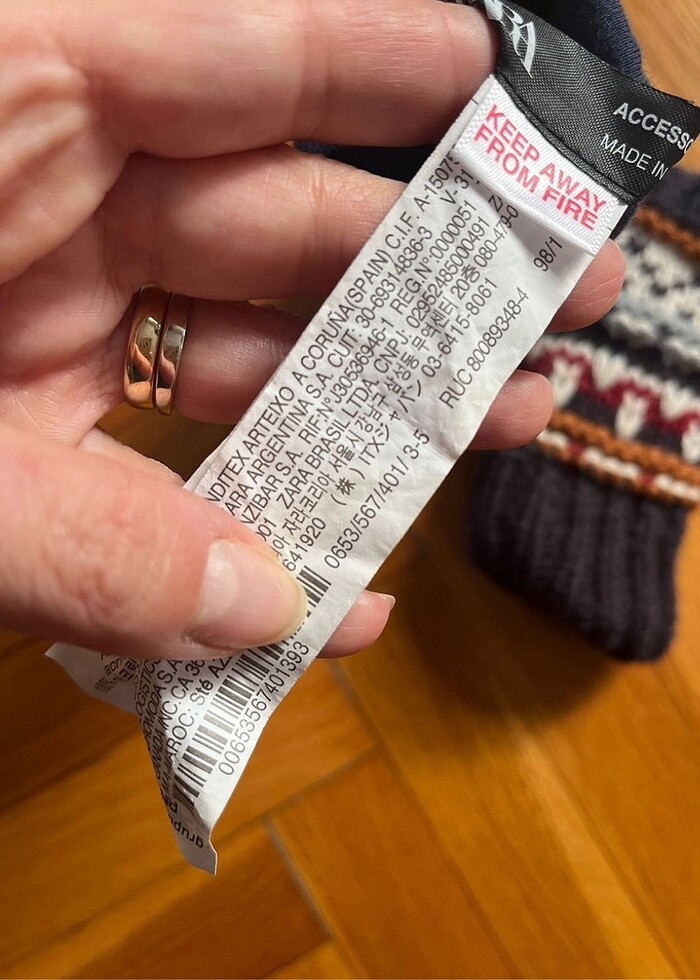 Zara bebek eldiveni - Görsel 4