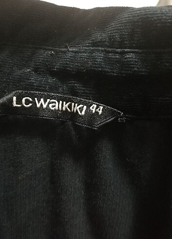 LC Waikiki Siyah kadife tunik