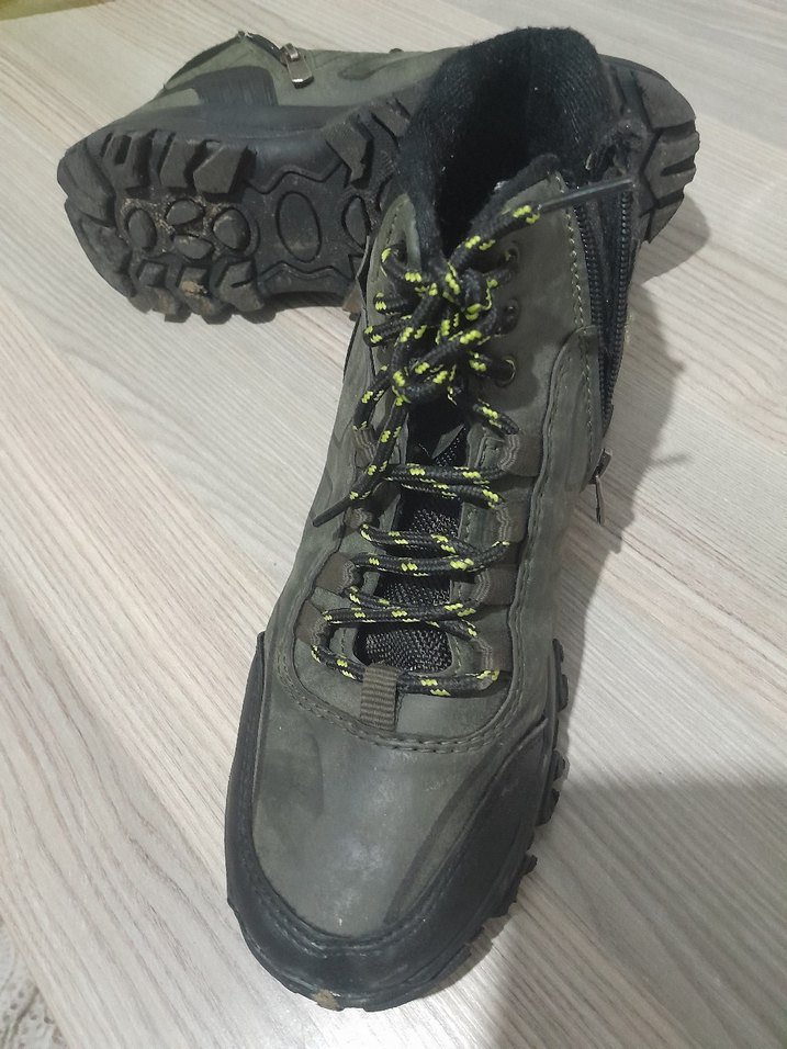 Gri Kamuflaj Desenli Erkek Outdoor Bot - Görsel 2