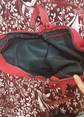 Nakışlı Kırmızı Bohem Kadın Sırt Çantası ikisinin fiyatı - Görsel 2