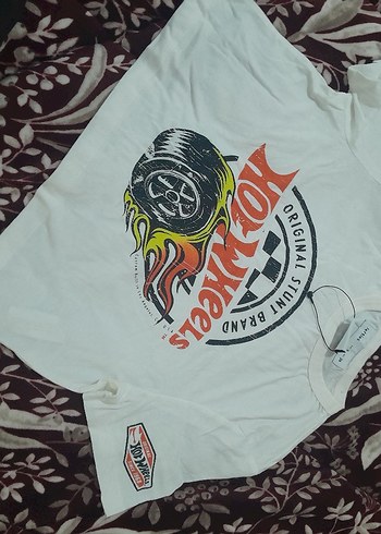 Baskılı Beyaz krop - Görsel 2