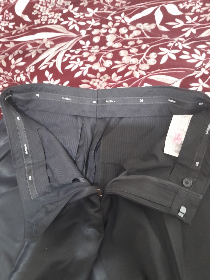 siyah erkek kumaş pantolon - Görsel 2