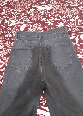 Kadın Siyah kot pantolon - Görsel 2