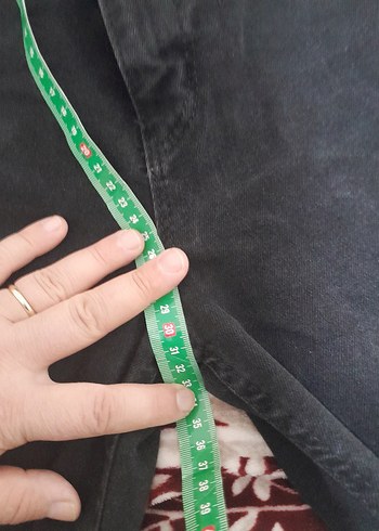 Kadın Siyah kot pantolon - Görsel 5