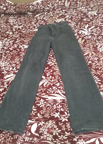 Kadın Siyah kot pantolon - Görsel 3