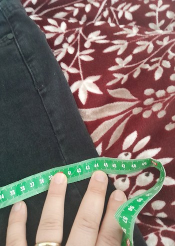 Kadın Siyah kot pantolon - Görsel 4