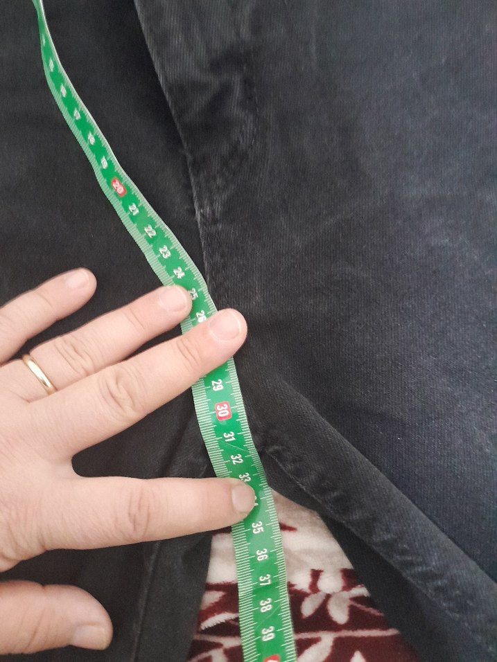 Kadın Siyah kot pantolon - Görsel 5